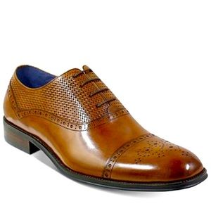 STACY ADAMS MacKay Cap-Toe Oxfords